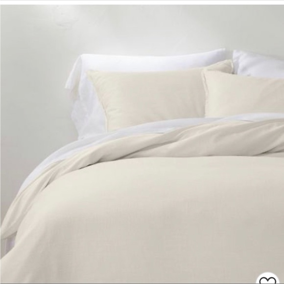 Casaluna Bedding Queen Casaluna Heavyweight Linen Blend Duvet